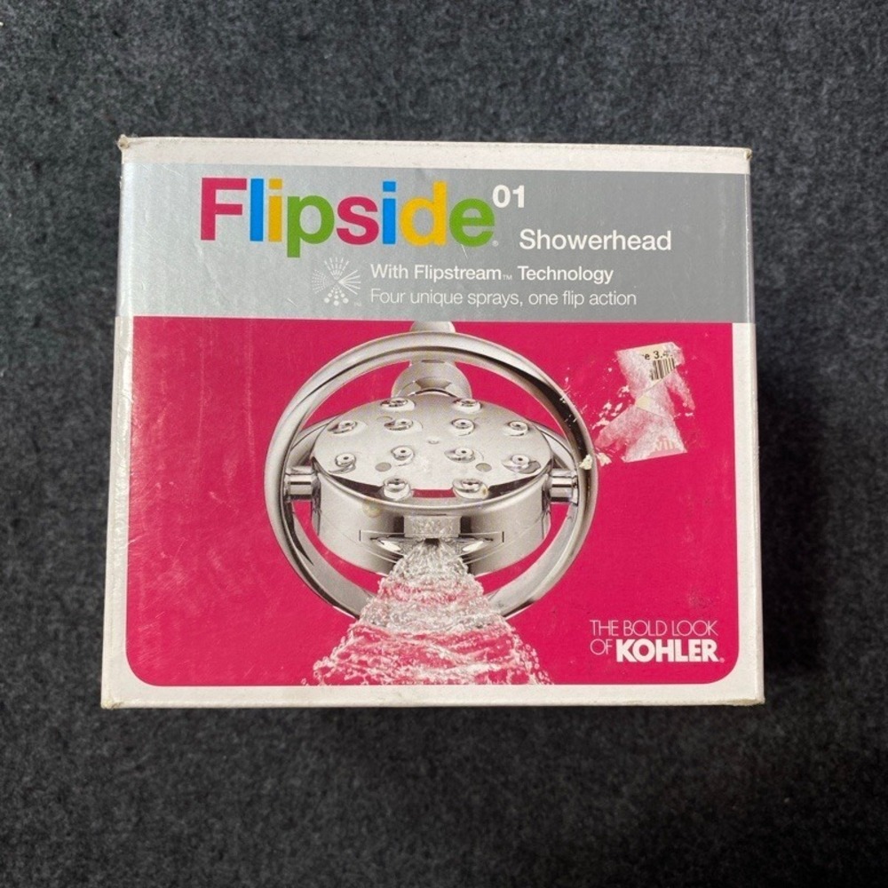 Kohler 15996-CP Flipside Showerhead OS Polished Chrome 4-Spray Flipstream